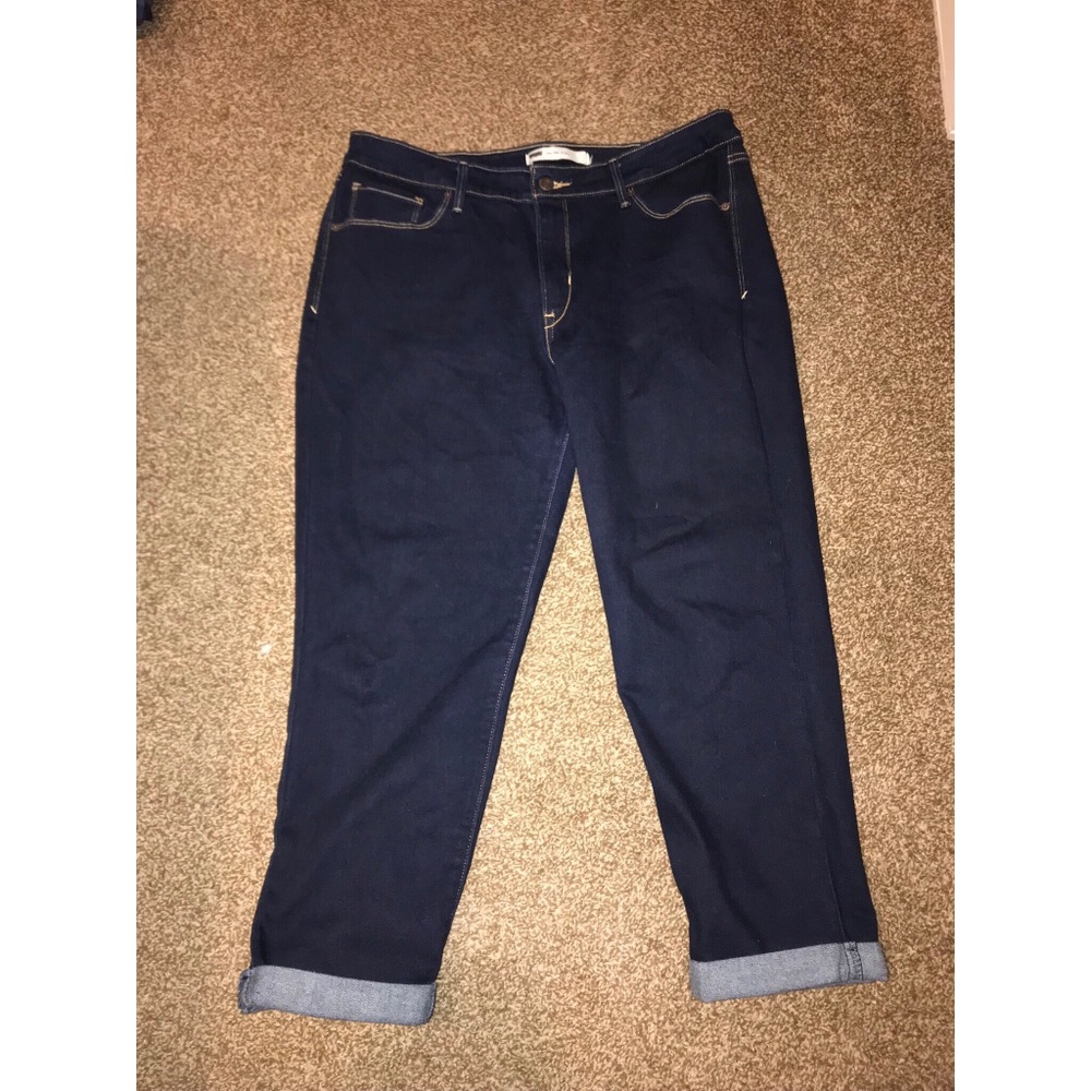 Levi Mid Rise Skinny Ankle Jeans